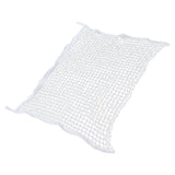 Hay Net Bag PE Woven Rope Mesh Hole Bag Horses Slow Feeder Forage Storage Pouch White 60x90cm / 23.6x35.4in - Extra Image