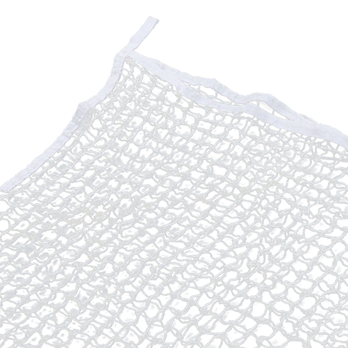 Hay Net Bag PE Woven Rope Mesh Hole Bag Horses Slow Feeder Forage Storage Pouch White 60x90cm / 23.6x35.4in