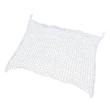 Hay Net Bag PE Woven Rope Mesh Hole Bag Horses Slow Feeder Forage Storage Pouch White 120x90cm / 47.2x35.4in