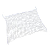 Hay Net Bag PE Woven Rope Mesh Hole Bag Horses Slow Feeder Forage Storage Pouch White 120x90cm / 47.2x35.4in