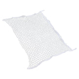 Hay Net Bag PE Woven Rope Mesh Hole Bag Horses Slow Feeder Forage Storage Pouch White 120x90cm / 47.2x35.4in