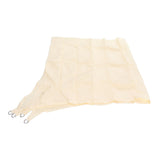 Sun Shade Sail Waterproof Polyester UV Block Canopy with Stainless Steel D Ring for Garden Swimming Pool 9.8x9.8ft - Close-Up Angle