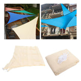 Sun Shade Sail Waterproof Polyester UV Block Canopy with Stainless Steel D Ring for Garden Swimming Pool 9.8x9.8ft - Extra Image