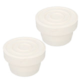 2 Pcs Pool Ladder Bumpers Ladder Tubing Inside End Plug Caps Swimming Pool Accessory Supplies S 5.7x5.7x3.7cm