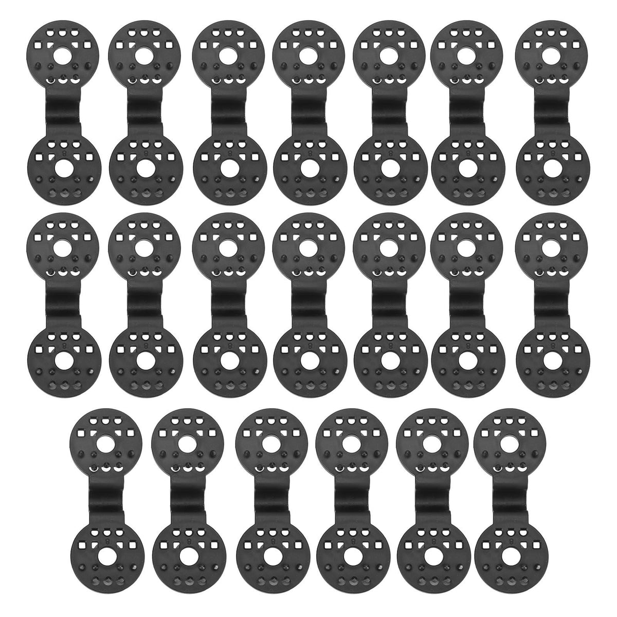 20 Pcs Shade Cloth Lock Grip PP Net Fence Fabric Fixing Clamp for Insect Garden Agricultural Nets