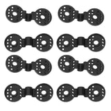20 Pcs Shade Cloth Lock Grip PP Net Fence Fabric Fixing Clamp for Insect Garden Agricultural Nets - Side View