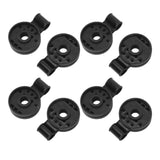 20 Pcs Shade Cloth Lock Grip PP Net Fence Fabric Fixing Clamp for Insect Garden Agricultural Nets