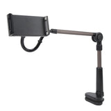 Tablet Clamp Holder Desk Mount Stable Flexible 360 Degree Rotation Universal Phone Clamp Bracket - Front View