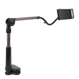 Tablet Clamp Holder Desk Mount Stable Flexible 360 Degree Rotation Universal Phone Clamp Bracket - Top-Down View