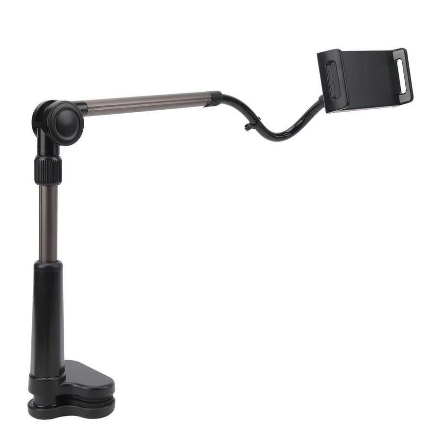Tablet Clamp Holder Desk Mount Stable Flexible 360 Degree Rotation Universal Phone Clamp Bracket
