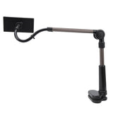 Tablet Clamp Holder Desk Mount Stable Flexible 360 Degree Rotation Universal Phone Clamp Bracket - Rear View