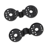 100pcs Shade Cloth Plastic Clips Round Fixing Clips for Greenhouse Outdoor Garden Anti Bird Netting Agricultural Sunshade Black