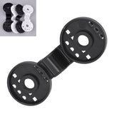 100pcs Shade Cloth Plastic Clips Round Fixing Clips for Greenhouse Outdoor Garden Anti Bird Netting Agricultural Sunshade Black