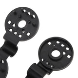 100pcs Shade Cloth Plastic Clips Round Fixing Clips for Greenhouse Outdoor Garden Anti Bird Netting Agricultural Sunshade Black