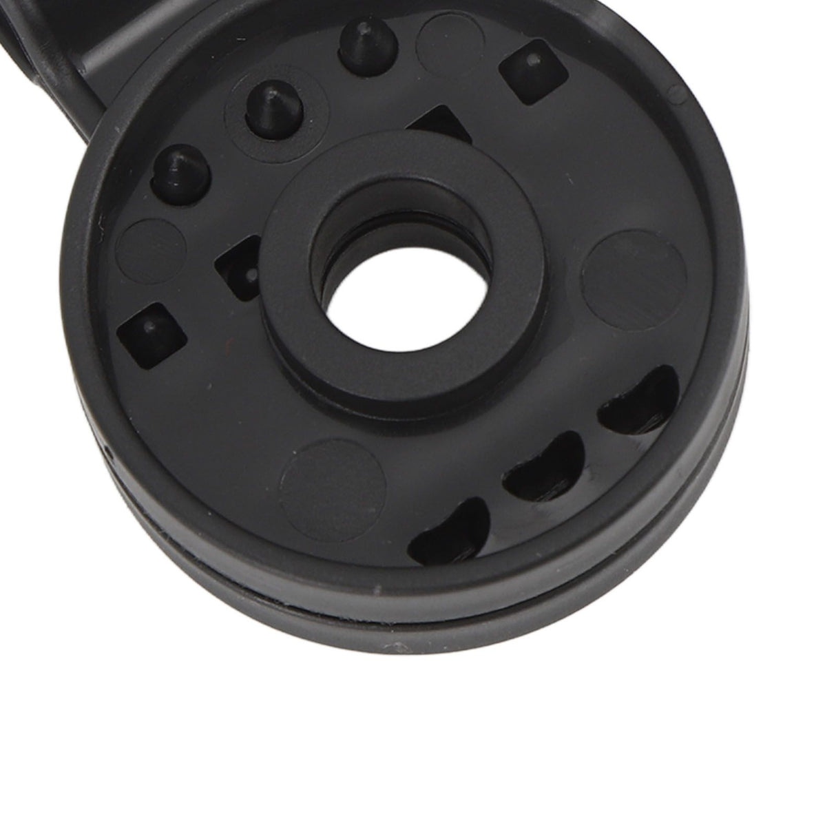 100pcs Shade Cloth Plastic Clips Round Fixing Clips for Greenhouse Outdoor Garden Anti Bird Netting Agricultural Sunshade Black