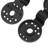 100pcs Shade Cloth Plastic Clips Round Fixing Clips for Greenhouse Outdoor Garden Anti Bird Netting Agricultural Sunshade Black - Extra Image