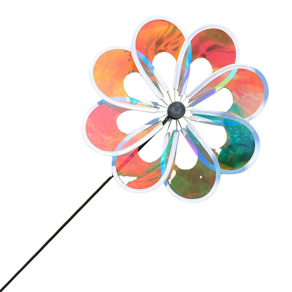 Wind Spinner Garden Yard Decoration Cartoon Outdoor Pinwheel Windmill Toy for Kid Diameter 30cm Rod 45cm Height 60cm
