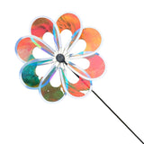 Wind Spinner Garden Yard Decoration Cartoon Outdoor Pinwheel Windmill Toy for Kid Diameter 30cm Rod 45cm Height 60cm - Side View
