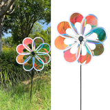 Wind Spinner Garden Yard Decoration Cartoon Outdoor Pinwheel Windmill Toy for Kid Diameter 30cm Rod 45cm Height 60cm