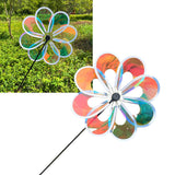 Wind Spinner Garden Yard Decoration Cartoon Outdoor Pinwheel Windmill Toy for Kid Diameter 30cm Rod 45cm Height 60cm