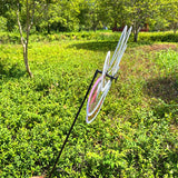Wind Spinner Garden Yard Decoration Cartoon Outdoor Pinwheel Windmill Toy for Kid Diameter 30cm Rod 45cm Height 60cm