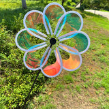 Wind Spinner Garden Yard Decoration Cartoon Outdoor Pinwheel Windmill Toy for Kid Diameter 30cm Rod 45cm Height 60cm - Extra Image