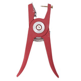 Metal Alloy Livestock Ear Tag Pliers Universal Livestock Ear Tag Applicator for Cattle Pig Goat Sheep Lamb - Front View
