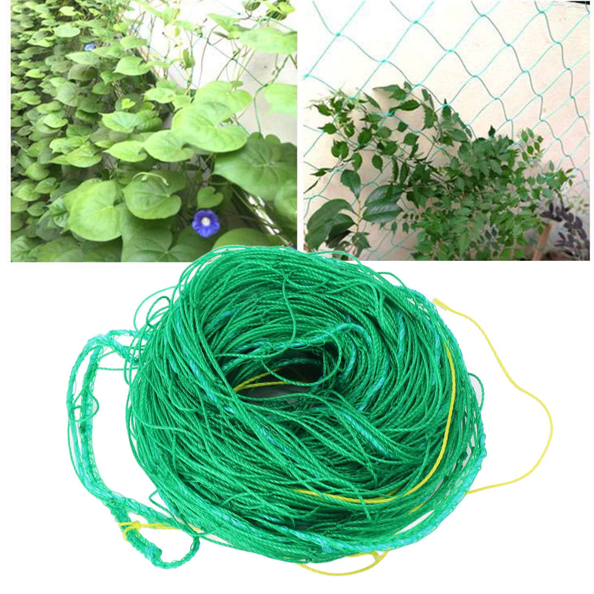Garden Plant Trellis Netting Green Trellis Netting Polypropylene Plant Support Net for Climbing Vegetables Fruits 2x5m