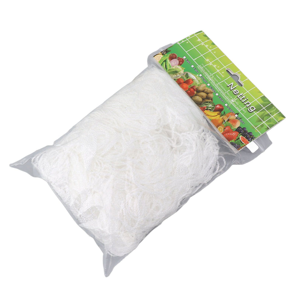 White Garden Plant Trellis Polyester Netting Fruits Vegetables Plants Trellis Net Multi Layer Climbing Plants Trellis Net for Home Yard Farm 5x30FT
