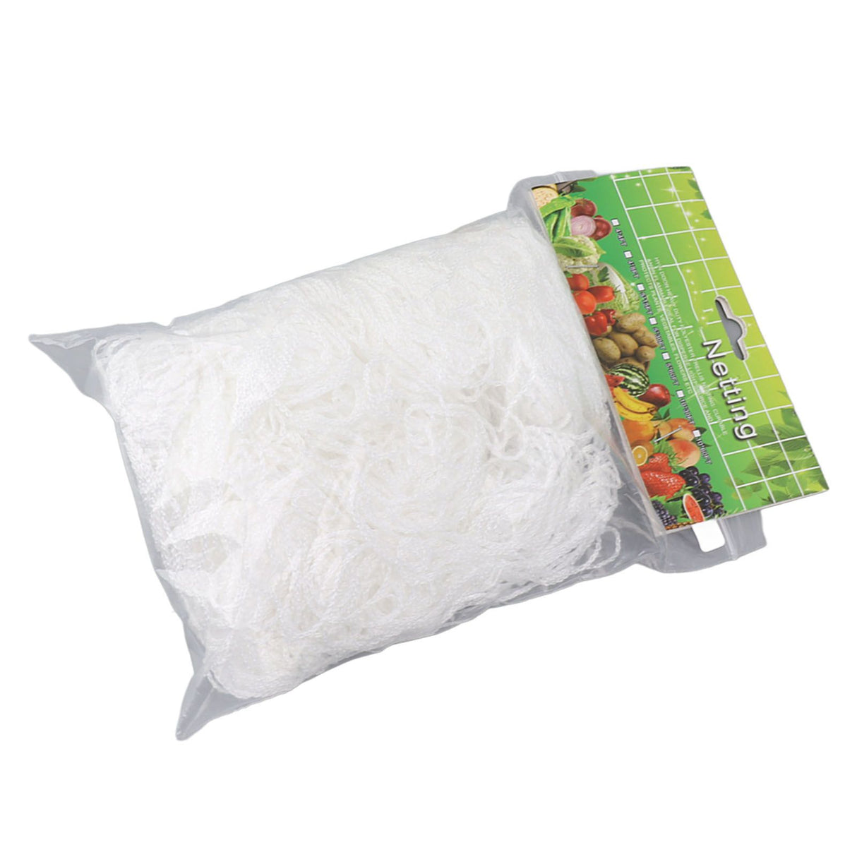 White Garden Plant Trellis Polyester Netting Fruits Vegetables Plants Trellis Net Multi Layer Climbing Plants Trellis Net for Home Yard Farm 5x30FT