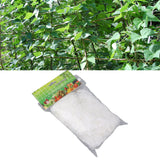White Garden Plant Trellis Polyester Netting Fruits Vegetables Plants Trellis Net Multi Layer Climbing Plants Trellis Net for Home Yard Farm 5x30FT