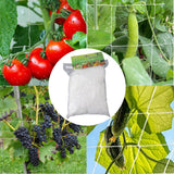 White Garden Plant Trellis Polyester Netting Fruits Vegetables Plants Trellis Net Multi Layer Climbing Plants Trellis Net for Home Yard Farm 5x60FT