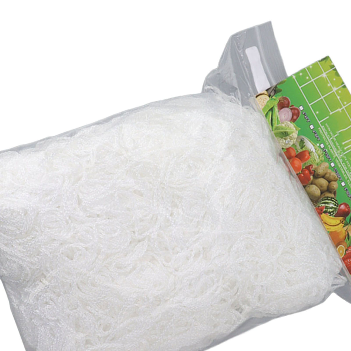 White Garden Plant Trellis Polyester Netting Fruits Vegetables Plants Trellis Net Multi Layer Climbing Plants Trellis Net for Home Yard Farm 5x60FT