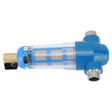 Male Thread G3/4 Doser Spin Down Water Filter G1/4 Sedimentation Filter Deposition Water Filter - Close-Up Angle