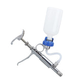 Adjustable Continuous Injection Syringe Stainless Steel Plastic Animal Syringe 5ml Detachable Animal Syringe for Home Farm
