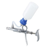 Adjustable Continuous Injection Syringe Stainless Steel Plastic Animal Syringe 5ml Detachable Animal Syringe for Home Farm