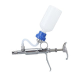 Adjustable Continuous Injection Syringe Stainless Steel Plastic Animal Syringe 5ml Detachable Animal Syringe for Home Farm