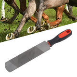 8 Inch Hoof Rasp Carbon Steel Ergonomic Horseshoe File Horseshoe Trimming Tool with Flexible Handle for Horse