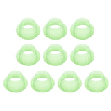10pcs Green Garden Cloches Plastic Plant Round Cover Reusable Plant Seed Humidity Domes for Home Garden Yard Greenhouse
