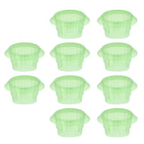 10pcs Green Garden Cloches Plastic Plant Round Cover Reusable Plant Seed Humidity Domes for Home Garden Yard Greenhouse