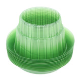 10pcs Green Garden Cloches Plastic Plant Round Cover Reusable Plant Seed Humidity Domes for Home Garden Yard Greenhouse