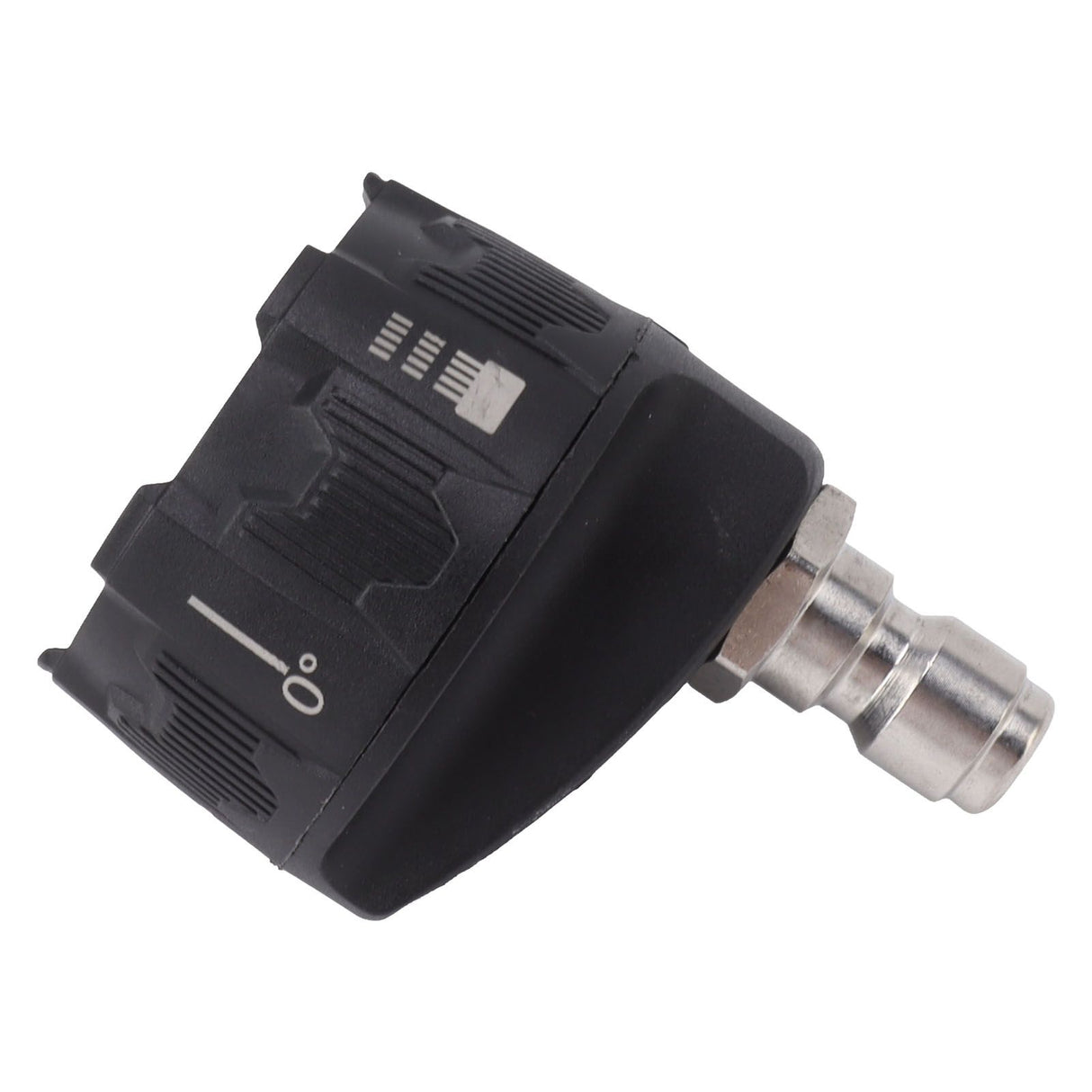Pressure Washer Spray Nozzle 6 in 1 Multifunctional Adjustable Nozzle 1/4 Plug Interface Connect Tip Black