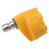 Pressure Washer Spray Nozzle 6 in 1 Multifunctional Adjustable Nozzle 1/4 Plug Interface Connect Tip Yellow