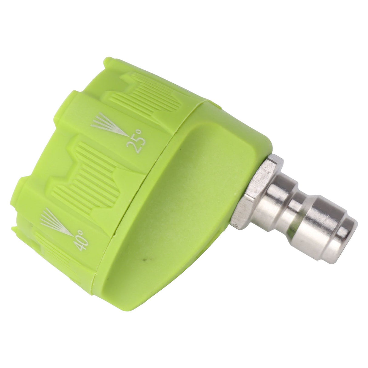Pressure Washer Spray Nozzle 6 in 1 Multifunctional Adjustable Nozzle 1/4 Plug Interface Connect Tip Green