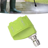 Pressure Washer Spray Nozzle 6 in 1 Multifunctional Adjustable Nozzle 1/4 Plug Interface Connect Tip Green