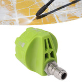 Pressure Washer Spray Nozzle 6 in 1 Multifunctional Adjustable Nozzle 1/4 Plug Interface Connect Tip Green - Extra Image