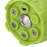 Pressure Washer Spray Nozzle 6 in 1 Multifunctional Adjustable Nozzle 1/4 Plug Interface Connect Tip Green - Extra Image