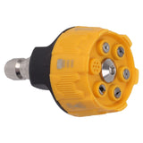 Pressure Washer Spray Nozzle 6 in 1 Multifunctional Adjustable Nozzle 1/4 Plug Interface Connect Tip Black and Yellow