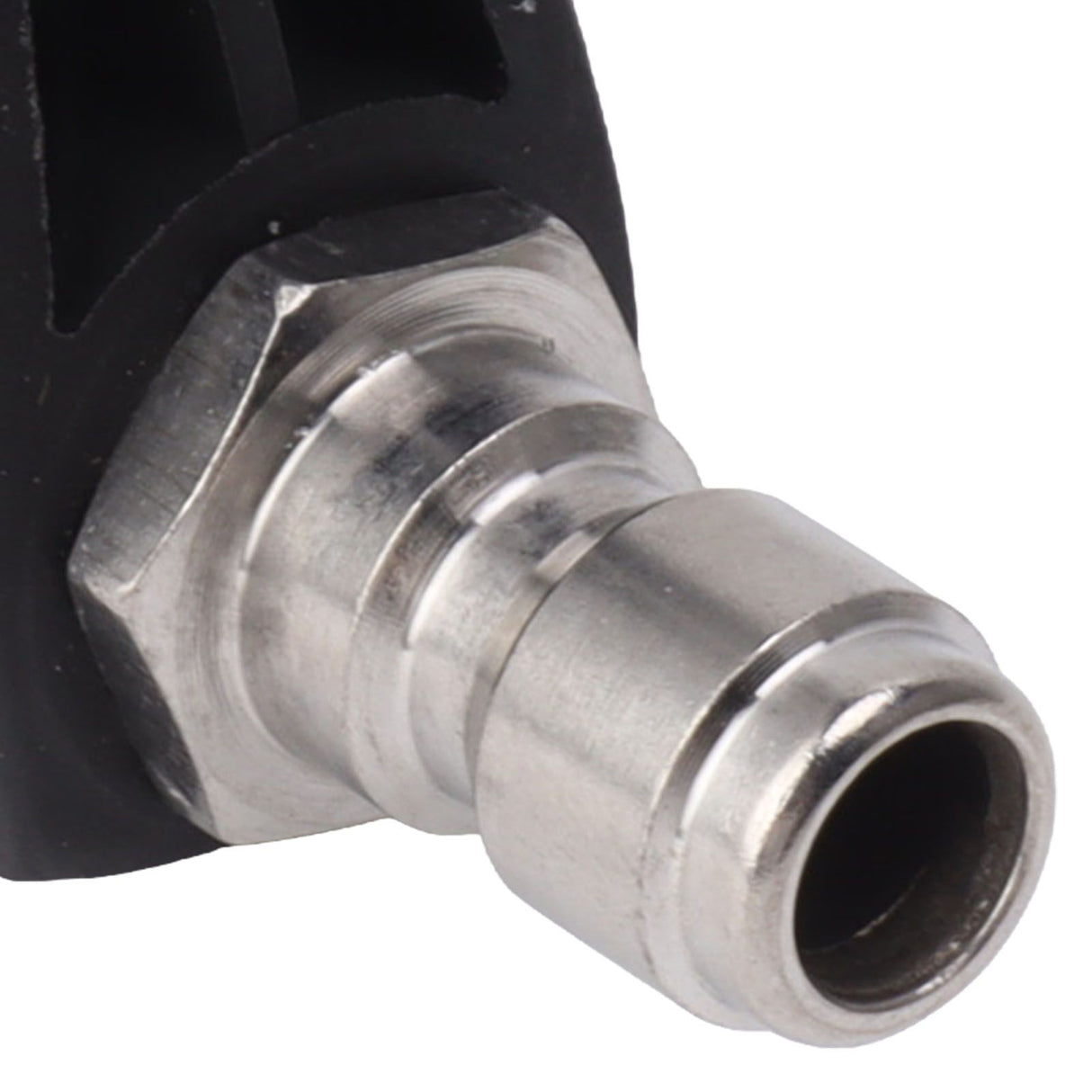 Pressure Washer Spray Nozzle 6 in 1 Multifunctional Adjustable Nozzle 1/4 Plug Interface Connect Tip Black and Yellow