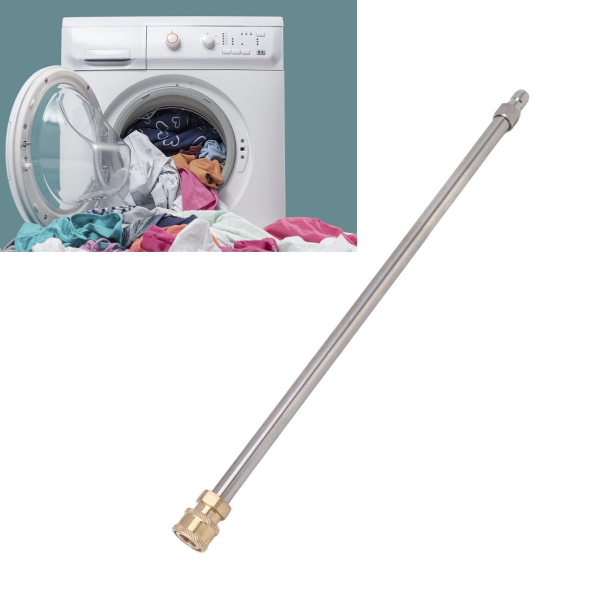 Pressure Washer Extension Bar Compatibility 1/4 Inch Power Washer Lance for Pressure Washing Machine 40.5CM